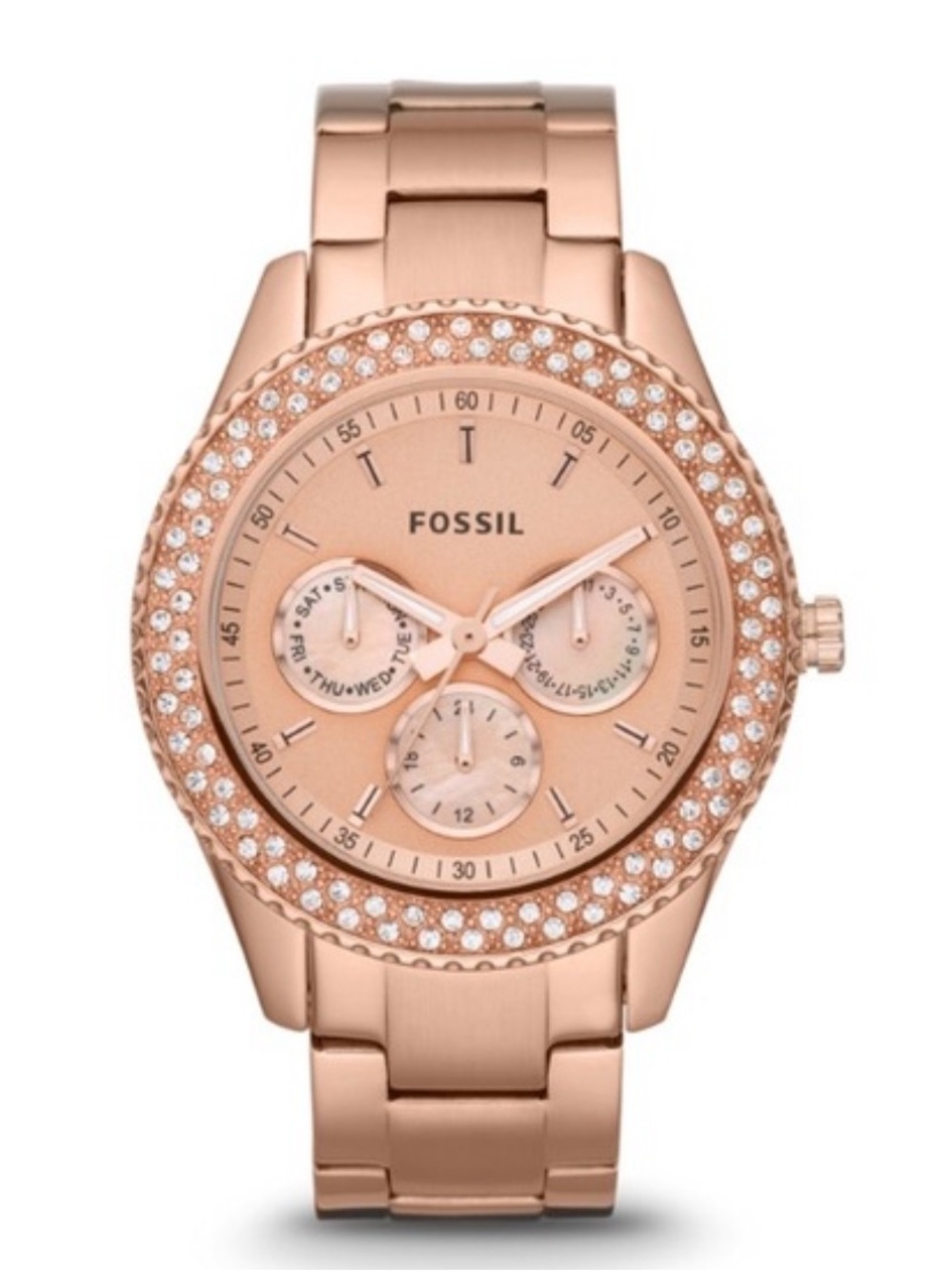 Fossil Multifunction Rose Gold Watch